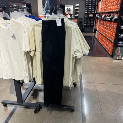 犇犇运动Nike/ JORDAN男子刺绣LOGO休闲直筒长裤HF9330-010-257