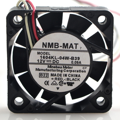 NMB 1604KL-04W-B39 4cm 4010 12V 0.09A 安川伺服驱动器散热风扇