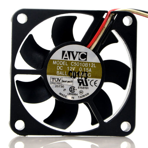 正品 AVC 5010 12V 0.15A CPU C5010B12L 5CM 散热风扇