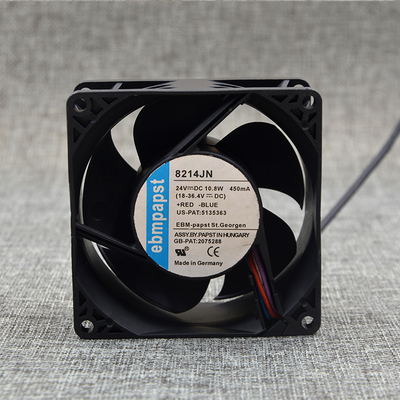 原装Ebmpapst 8214JNR 24V 10.8W 8038 8CM ABB西门变频器风扇