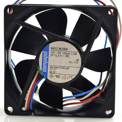 ebm papst 8025 TYP 8412N/2GH 8CM 12V 2W 170mA 变频器机箱风扇