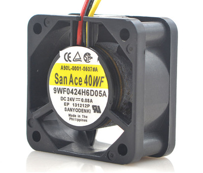 全新SANYO 9WF0424H6D05A 24V 0.08A 4CM 4020 发那科系统 风扇