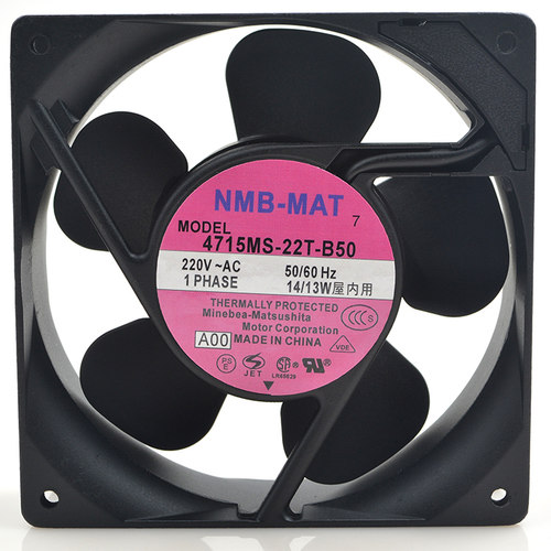 NMB 4715MS-22T-B50 220V AC 14/13W 12CM 12038 散热风扇