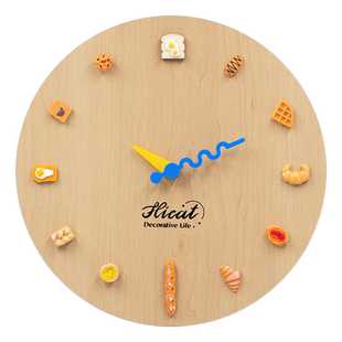 Hicat 小面包DIY挂钟配件包ins客厅家用钟表简约个性创意礼物时钟