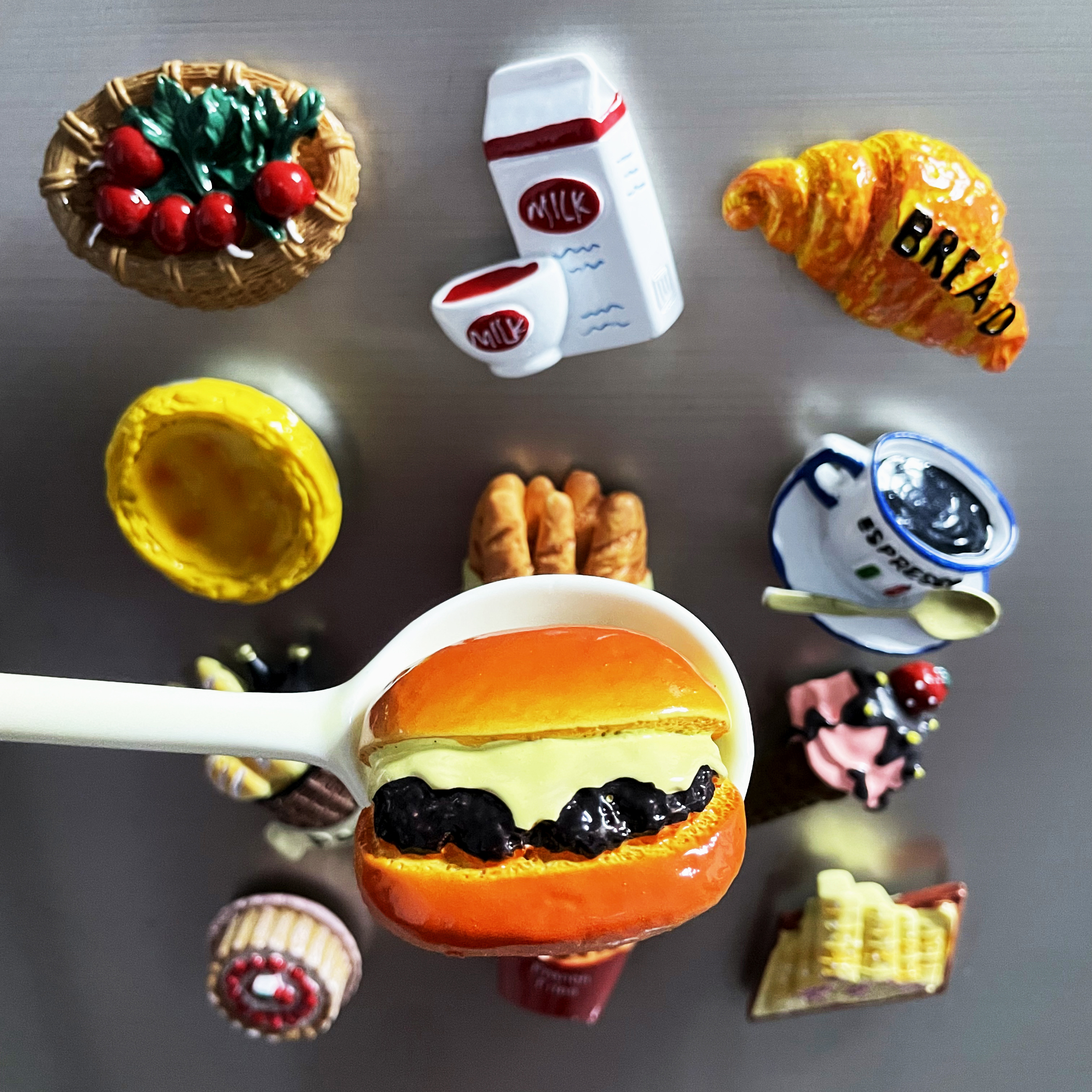 疯小猫树脂烘焙视频装饰冰箱贴