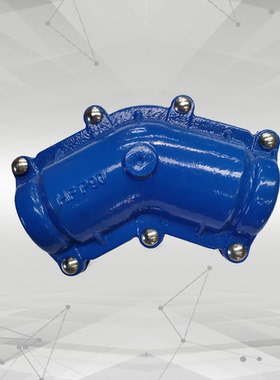 哈夫节弯头补漏器45度堵漏器45ºpe管PPR管铸铁双合快速接头抱箍