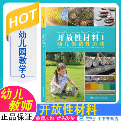 开放性材料1:幼儿创造性游戏 全彩印刷  【美】米莉娅姆 别洛戈洛夫斯基/莉萨戴莉 著 南京师范大学出版社 学前教育