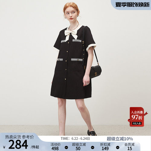 高级小黑裙赫本风dfvc