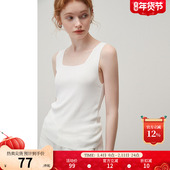 上衣薄款 dfvc白色吊带背心女内搭夏季 无袖 打底衫 2025新款 纯色修身