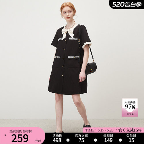 高级小黑裙赫本风dfvc