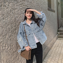 学生学院风复古港味牛仔衣ins潮 韩版 牛仔外套女短款 春秋2019新款