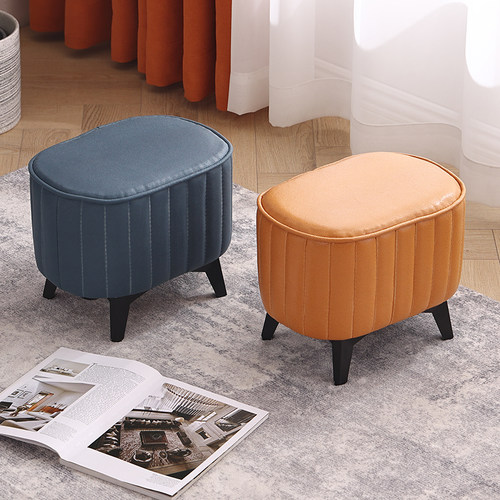 家用小凳子网红矮凳客厅阳台茶几凳静音脚凳科技布入户门口换鞋凳
