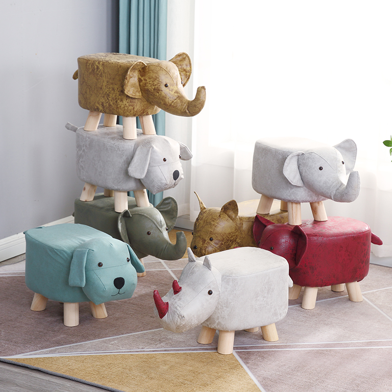 儿童动物换鞋墩子时尚沙发凳脚凳