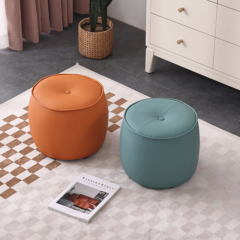 小凳子矮凳家用圆凳客厅板凳简约沙发凳茶几凳皮凳门口换鞋凳脚凳,住宅家具,矮凳,淘宝优惠券,粉丝福利购,淘宝优惠卷