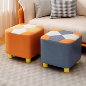 小凳子家用矮凳客厅沙发凳垫脚凳高级感小板凳结实耐用方凳换鞋 凳