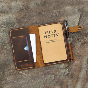 field notes记事本fn真皮套书皮手工牛皮疯马皮美式复古FA605PSB