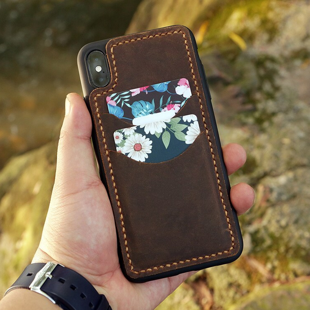 手工真皮手机壳苹果复古iPhone