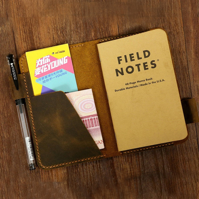 手工书皮书套真皮牛皮复古欧美FN