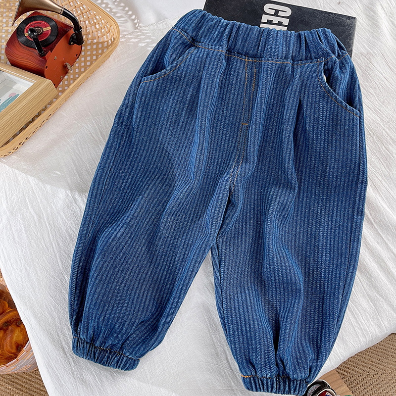 天添笑长裤牛仔布休闲