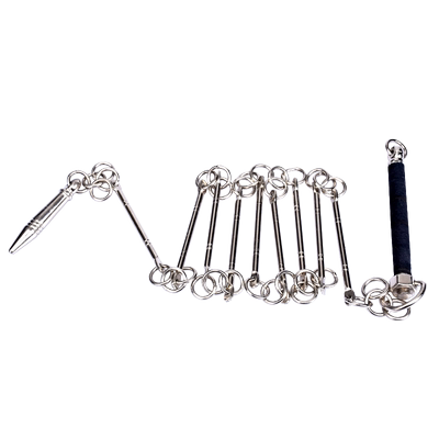 大业亨通九节鞭缠线表演鞭初学者