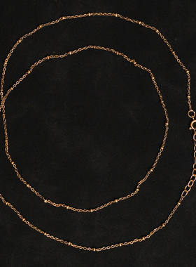 吊坠通用铜链镀金复古风长度可调