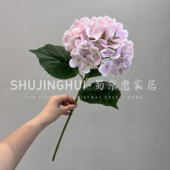 粉色系仿真绣球花婚庆干花手工装 饰假花仿真花