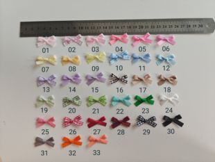 新年100个小蝴蝶结芭蕾风袜子内衣装饰材料DIY幼儿园手工物料春节