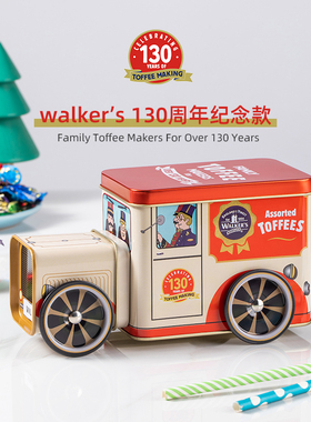 Walker's沃尔克斯什锦太妃糖130周年纪念汽车主题零食英国伴手礼