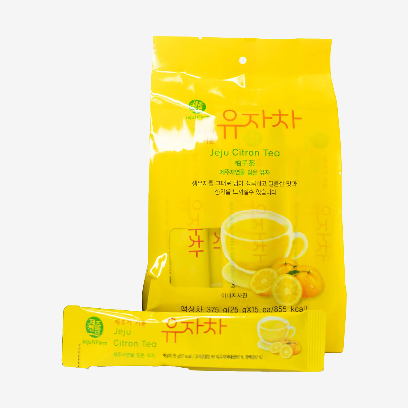 韩国进口济州岛蜂蜜柚子茶条装