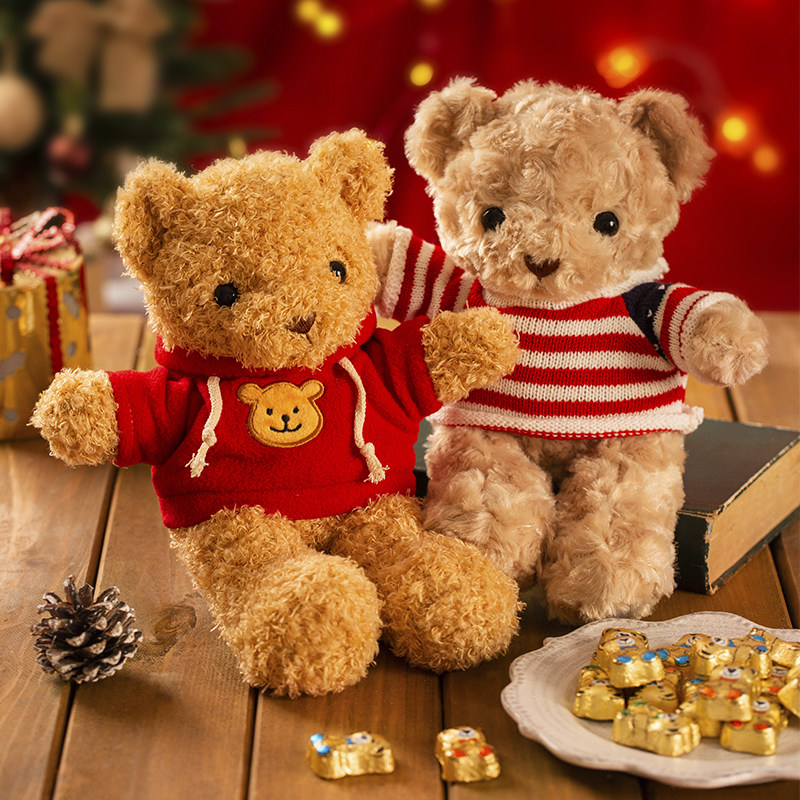 Eda's艾达的世界小熊造型巧克力意大利进口牛奶巧克力礼盒装60g