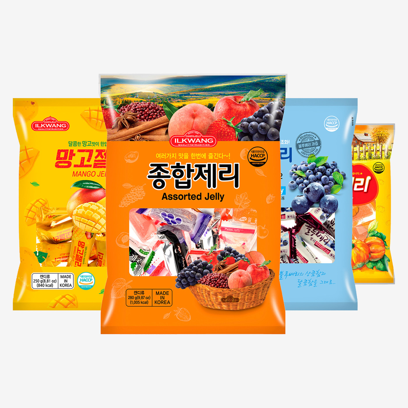 韩国进口ILKWANG/日光软糖袋装