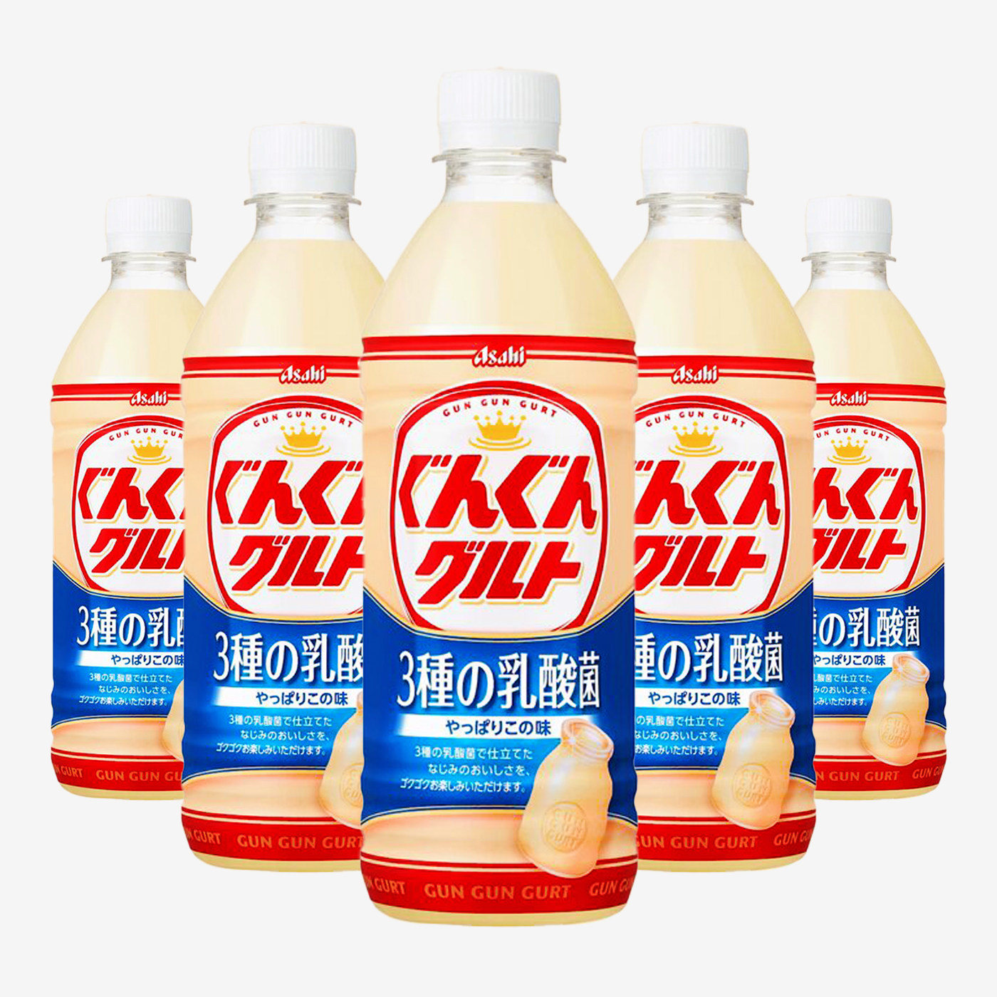 日本进口朝日3种乳酸菌饮料
