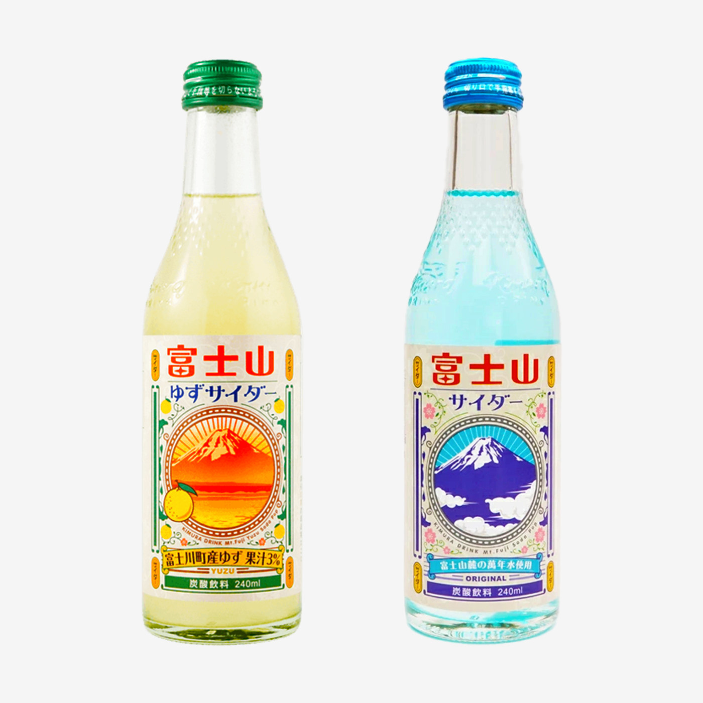 日本进口木村富士山果汁汽水