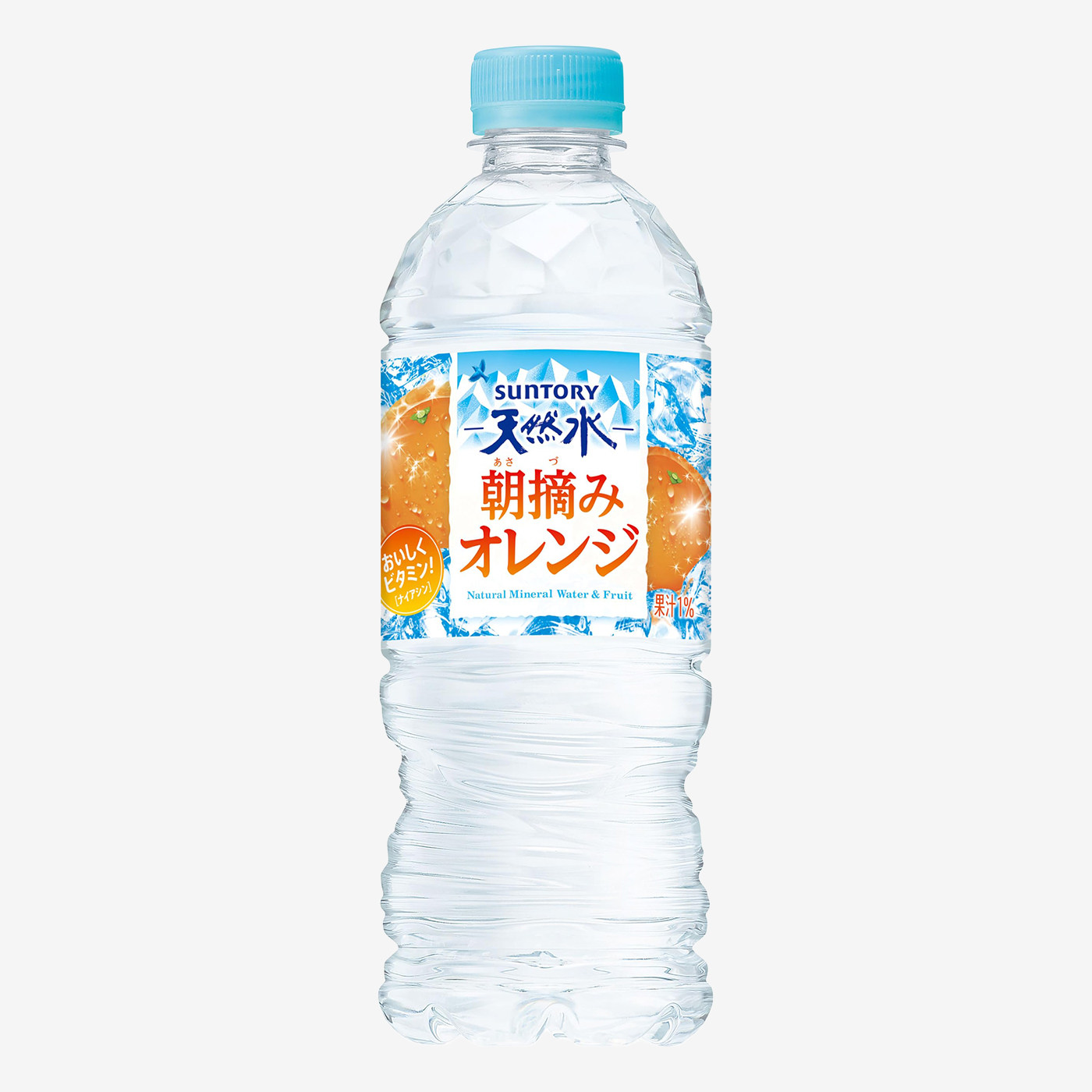日本三得利天然水朝摘橙味沁橙水