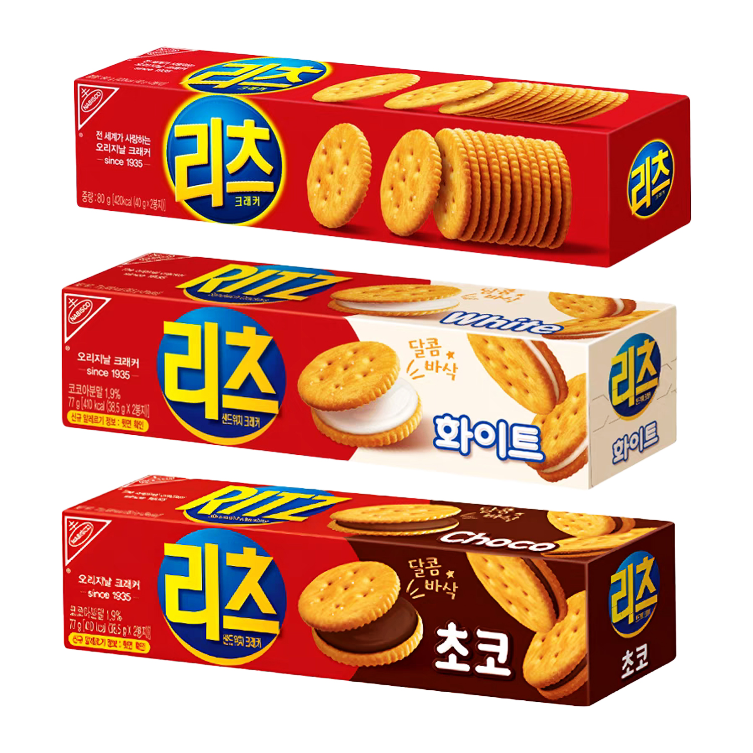 韩国进口ritz乐之芝士夹心饼干