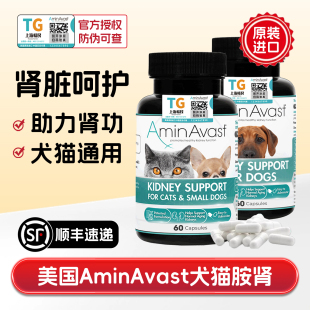 美国AminAvast肾衰停猫狗胺肾透慢性护肾衰康营养降低磷损伤肌酐