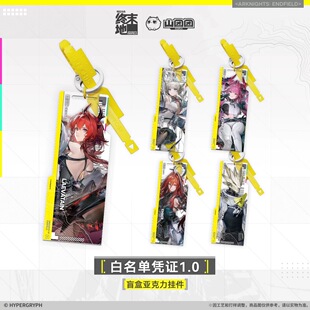 【官方正版】盲盒亚克力挂件-白名单凭证1.0 终末地