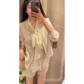 轻奢重工立体刺绣马甲套装 秘密花园 26春新款 DY7962 N·COU