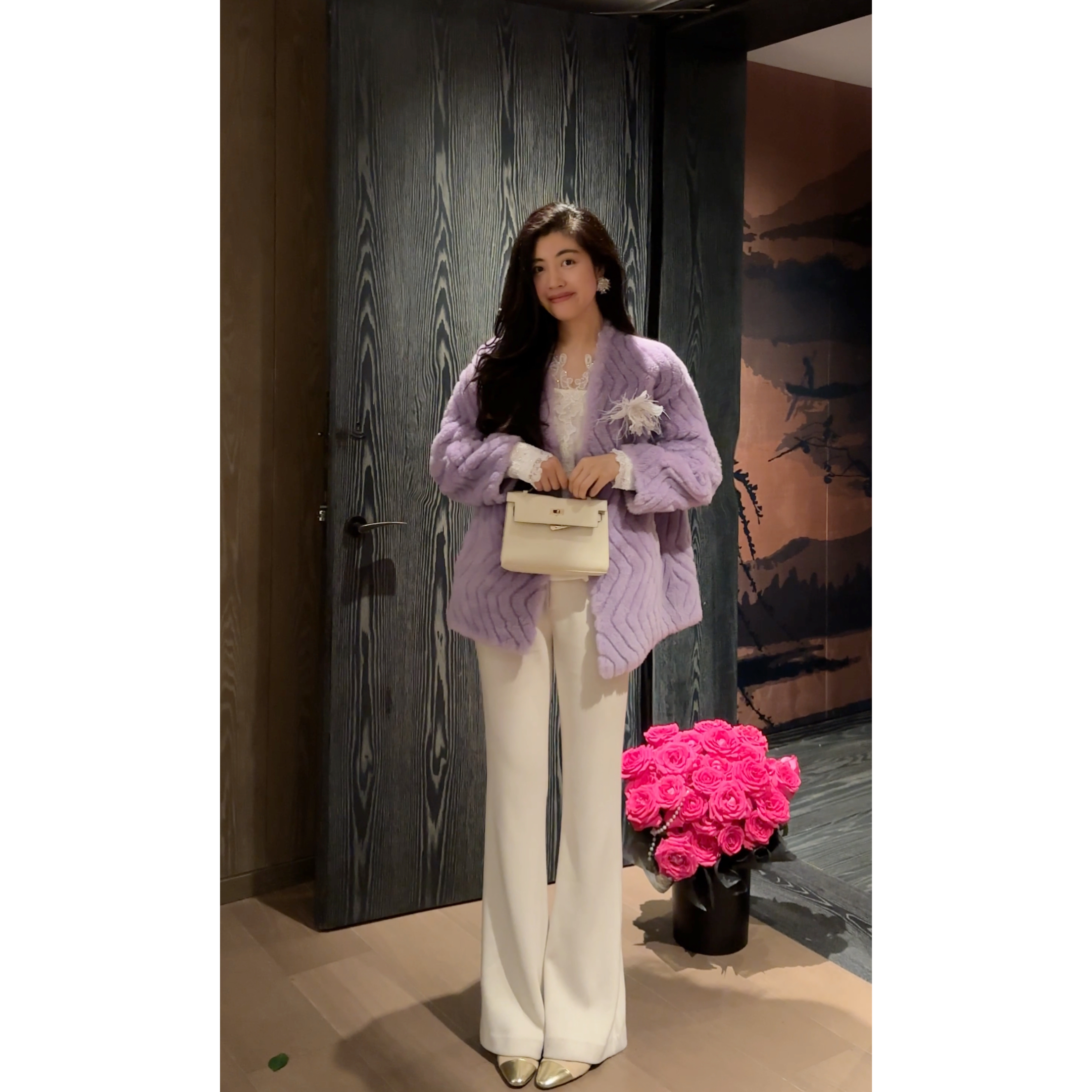 N.COU妮蔻25冬新款轻奢时髦气质减龄高级感保暖宽松毛呢外套