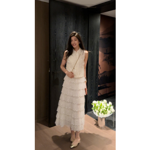 手工绣珠重工翻领衬衫 女设计感上衣 轻奢新中式 2N.COU妮蔻26夏新款