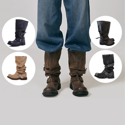 正品NT3慵懒风宽松堆堆靴子女鞋