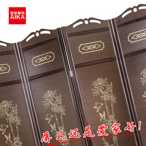 定制隔断折屏实木客厅玄关办公室屏风移动酒店家用餐厅卧室屏风议