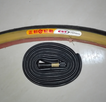 正新轮胎死飞车公路车自行车23-622/700X23C外胎内胎骑行配件包邮