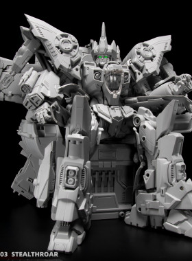 变形玩具 TFC TOYS STC-03 暗影咆哮者 大将社红色蜘蛛飞机带王座