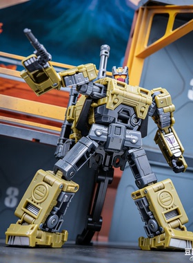 孩之宝 变形金刚 天尊世代 领袖纪元 混天豹组合成员吵闹航海家级