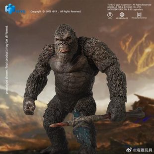 海雅玩具EXQUISITE BASIC系列哥斯拉大战金刚电影金刚2.0可动手办