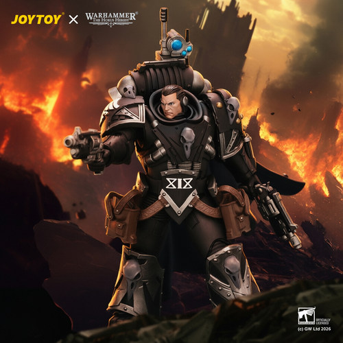 JOYTOY暗源战锤荷鲁斯之乱暗鸦守卫凯德斯·奈克斯1:18可动兵人