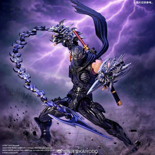 海洋堂转轮科技惊奇山口龙隼NINJA GAIDEN 4 Ver 忍者龙剑传手办