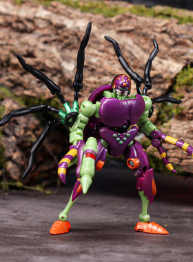 变形玩具 ROBOT TOYS RT-05 狼蛛  黑腄蚃 超能勇士蜘蛛 小比例