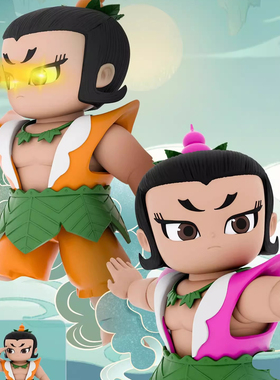 拼装模型 乐创玩具KBB 葫芦娃 葫芦兄弟 大娃 二娃 经典国漫动画